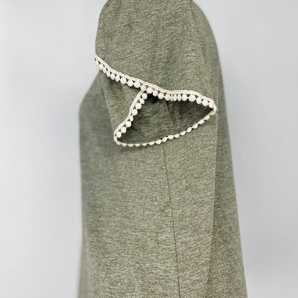 Reborn J green short sleeve boho top - Picture 8 of 12